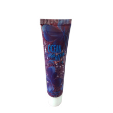 Tubo de la loción del cuerpo plástico azul océano 25ml